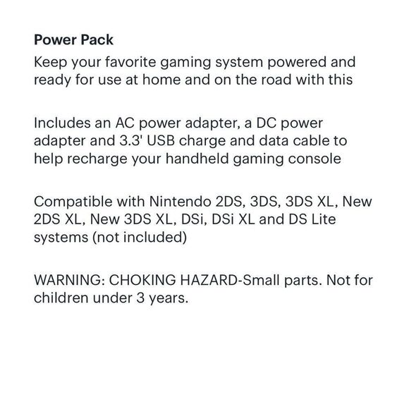 NIB Insignia Nintendo DS Power Pack - Picture 2 of 6